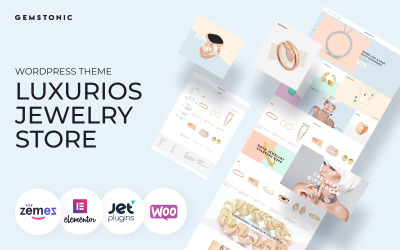 Gemstonic - Thème Bijoux Elementor WooCommerce