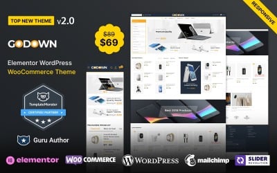 GoDown - Tema WooCommerce multipropósito para electrónica