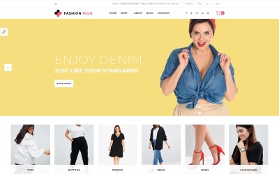 Moda - Modelo OpenCart de loja de roupas