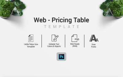 Premium Web – Pricing Table İnografik Elemanları #70536