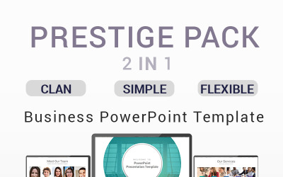 PRESTIGE PACK - Szablon PowerPoint 2 w 1