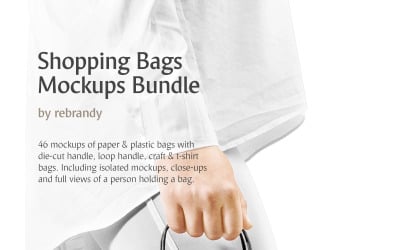 Shopping Bags Mockups Bundle