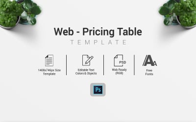 Web – Pricing Table Infographic Elements