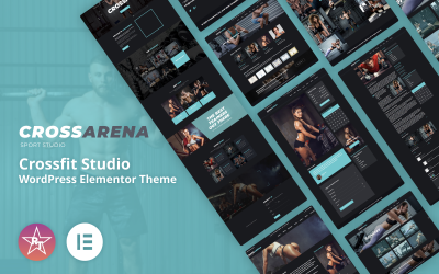 Cross Arena - Téma Crossfit Studio WordPress Elementor