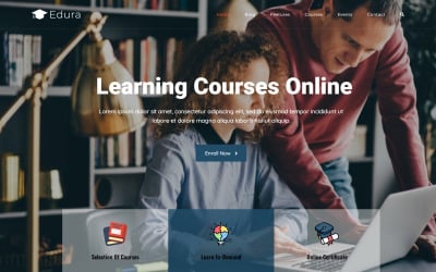 Edura - тема WordPress для образовательных учреждений LearnPress