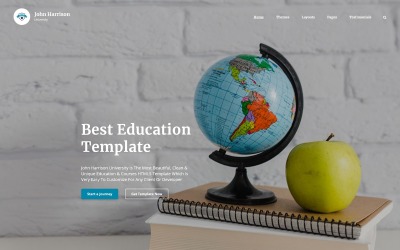 John Harrison - Elegant Education Multipage HTML Web Template