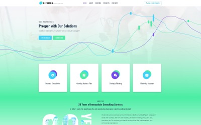 Metricon - Vállalati WordPress Elementor téma