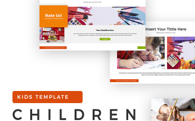 Plantilla PowerPoint "Children" #70604