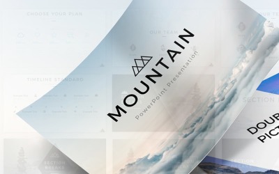 PowerPoint Vorlage namens "Mount" #70678