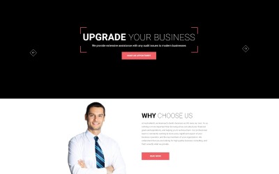 Reszponzív Audit attent - Business Audit HTML5 Landing Page Template Nyítóoldal sablon 70680