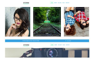 Storm Photography PSD Template