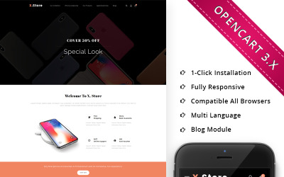 Xstore Mobile - Responsive OpenCart Template