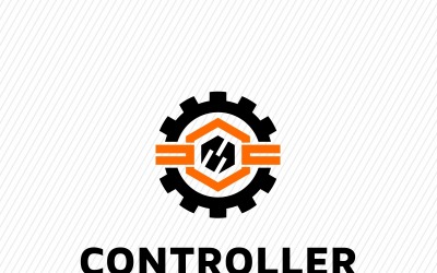 Controller Gear Logo Template