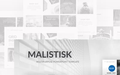 Malistisk 多用途演示文稿的PowerPoint模板
