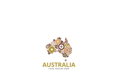 Modèle de logo Australie