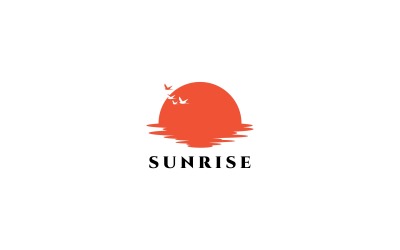 Modèle de logo Sunrise