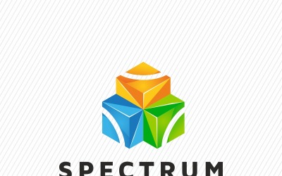 Spectrum Polygon Box Logo Template