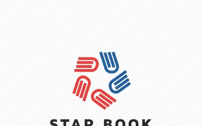 Star Book Logo Template