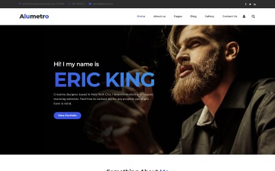 Alumetro - Persoonlijk CV Joomla-sjabloon