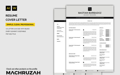 Bastian - Cover Letter / Resume Template