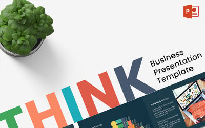 Business Think PowerPoint-mall