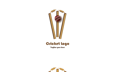 Cricket Logo Template