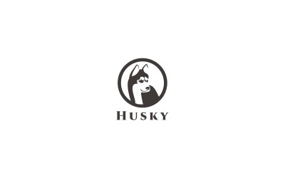 Husky Logo Template