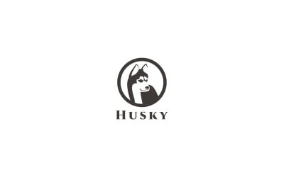 Husky Logo Vorlage