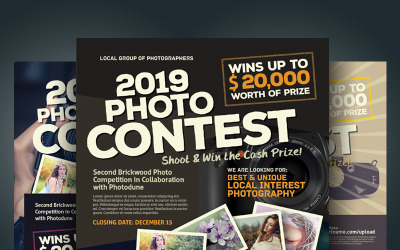 Photo Contest Flyers - Corporate Identity Template