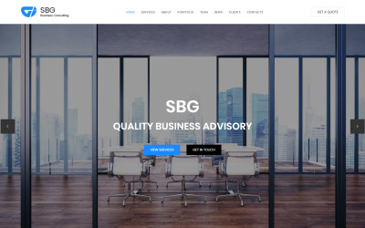 Responsive SBG - Business Consulting HTML Açılış Sayfası #70801