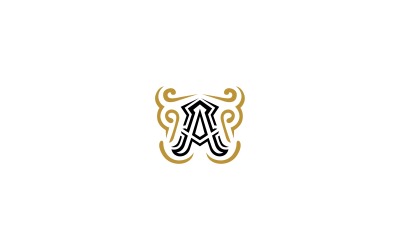 Buchstabe A Logo Vorlage