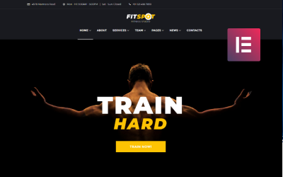 FitSpot - Fitness Studio WordPress Elementor-tema