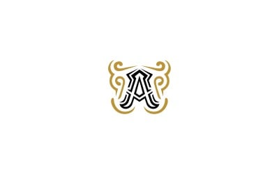 Plantilla de logotipo letra A
