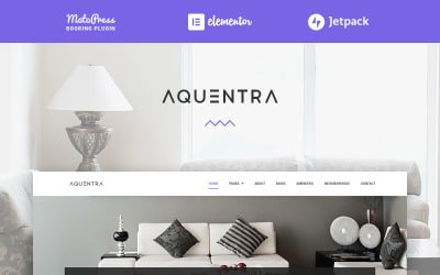 Property Rental Motyw WordPress Elementor - Aquentra