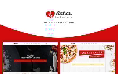 Aahar - Restauranger e-handel Shopify-tema
