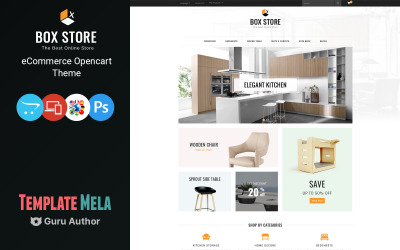 Box Store - Furniture OpenCart Template