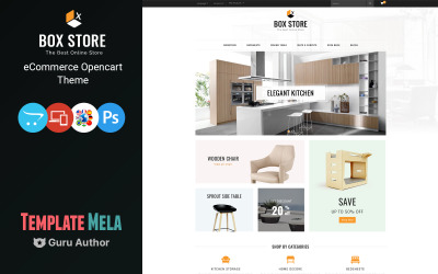Box Store - šablona OpenCart pro nábytek