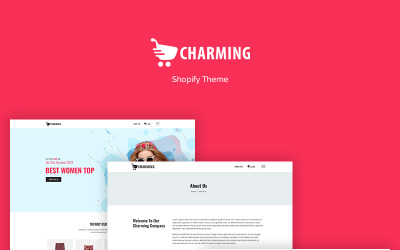 Charmigt - Mode e-handel Shopify-tema