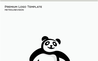 Happy Panda Logo Template