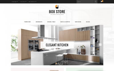 Responsive Box Store - Furniture OpenCart Template #71083