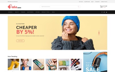 SaleZone - Groothandel e-commerce Magento-thema