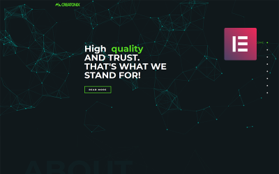 Creatonix - Tema do elemento WordPress da página de destino