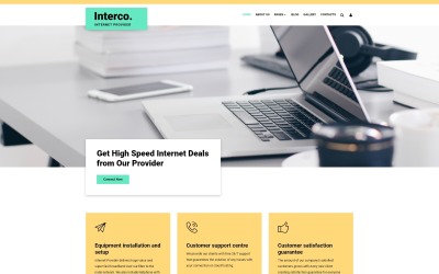 Interco Internet - šablona Joomla poskytovatele