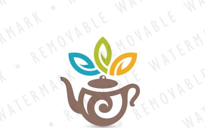 Mångfald av te-logotypmallen