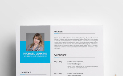 Michel  Resume Template with cover letter