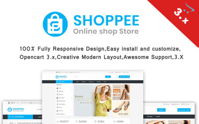 Shoppee Multistore OpenCart Template