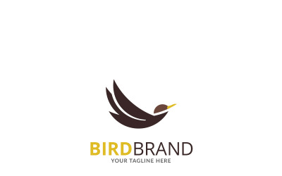 Szablon Logo marki latający ptak