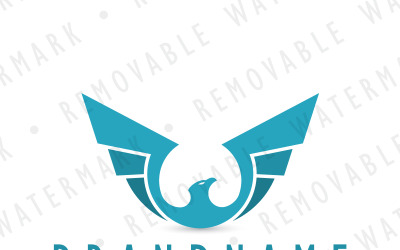 Ascending Bird Logo Template