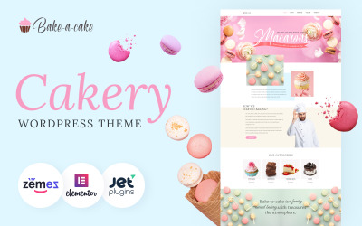 Bake-a-cake - Cakery WordPress Elementor Theme