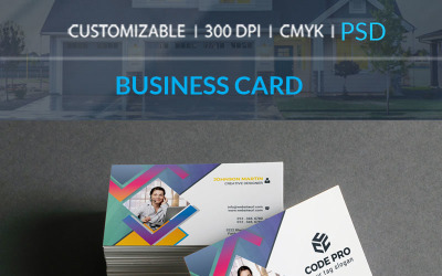 Barber Business Card - Corporate Identity Template